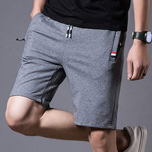 Load image into Gallery viewer, Sitmptol and Tall Teen Boys Cotton 8" Casual Lounge Fleece Shorts Pockets Jogger Athletic Gym Sweat Shorts Size 10 Dark Grey
