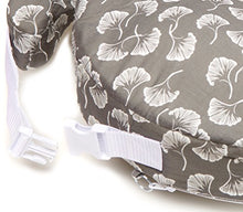 Load image into Gallery viewer, My Brest Friend Original Nursing Posture Pillow, Grey Flowing Fans
