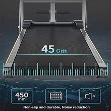 Load image into Gallery viewer, Folding Treadmill, Manual Running Machine with APP Monitoring, Wireless Speaker, Sit-ups Pannel, T-Twisting Machine, Waist Training Tray, Draw Rope Mechanical and Massage Wheel with Tablet Stand.

