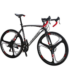Load image into Gallery viewer, EUROBIKE Road Bike TSM550 Bike 21 Speed Dual Disc Brake 54CM 700C 3-Spoke Wheels Road Bicycle
