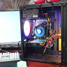Load image into Gallery viewer, ThreeBulls PWM Fan Hub, PC CPU Cooling 4 PIN/3PIN Fan Power Cable Hub Splitter Adapter Sleeved PWM Case Fan Splitter for 12V Desktop Computer Cooler Case Fans 1 to 5 Way (15.7 Inch)
