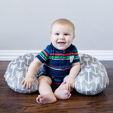 Load image into Gallery viewer, Minky Nursing Pillow Cover | Arrow Pattern Slipcover | Best for Breastfeeding Moms | Soft Fabric Fits Snug On Infant Nursing Pillows to Aid Mothers While Breast Feeding | Great Baby Shower Gift
