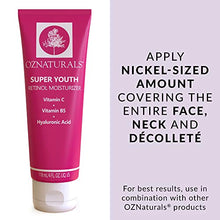 Load image into Gallery viewer, OZNaturals Face Moisturizer Retinol Cream: Super Youth Anti Aging Face Cream with Vitamin C, B5, Shea Butter, Hyaluronic Acid - Day and Night Skin Firming Retinol Moisturizer Wrinkle Cream - 4 Fl Oz
