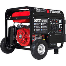 Load image into Gallery viewer, Durostar DS10000E Gas Powered 10000 Watt Electric Start Portable Generator, Red/Black
