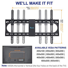 Load image into Gallery viewer, RENTLIV Tilting TV Wall Mount Bracket for Most 37-70 Inches TV, TV Mount with MAX VESA 600x400mm, Loading Capacity up to 132 LBS, fits for 16" 18" 24" Wood Studs, Low Profile and Space Saving
