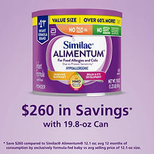 Load image into Gallery viewer, Similac Alimentum Hypoallergenic for Food Allergies and Colic Infant Formula Powder, 19.8 Oz (Pack of 4)
