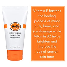 Load image into Gallery viewer, Yu-Be Moisturizing Skin Cream 2.7 Fl. Oz. Tube: Deeply Hydrating Paraben-Free Moisturizer for Extra-Dry Skin - Moisturizing and Healing Skin Cream for Day &amp; Night, After Hand Washing, Cracked Heels &amp; Elbows, All Over Body, and is Non-Greasy, and Vitamin-E
