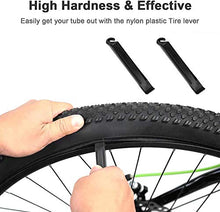 Load image into Gallery viewer, Bike Inner Tubes 2 PCS 700x23C 22 24 26x1.75/1.95/2.10/2.125 With 2 Tire Levers Bicycle Tube Multiple Sizes Replacement for 32mm 48mm Schrader Valve Durable Butyl Rubber Bike Tires Anti Puncture
