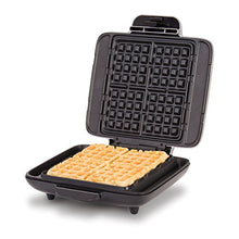 Load image into Gallery viewer, DASH No-Drip Belgian Waffle Maker: Waffle Iron 1200W + Waffle Maker Machine For Waffles, Hash Browns, or Any Breakfast, Lunch, &amp; Snacks with Easy Clean, Non-Stick + Mess Free Sides - Silver
