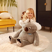 Load image into Gallery viewer, IKASA Large Koala Stuffed Animal Giant Soft Plush Toy for Kids - Cute Huge Jumbo Kawaii Fluffy Plushy Big Size Koala Fat Oversized Plushie - Gifts for Girls Boys Girlfriend (Gray, 30 inches)
