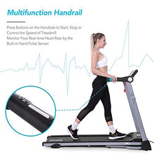 Load image into Gallery viewer, MaxKare Electric Treadmill Foldable Running Machine 8.5 MPH Max Speed &amp; 15 Pre-Set Programs Easy Assembly with Adjustable Display Panel 3-Level Manual Incline Convenient Tablet Stand for Home Use
