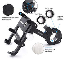 Load image into Gallery viewer, Bicycle &amp; Motorcycle Cell Phone Mount, Aluminum Alloy Bike Mobile Phone Holder with 360° Rotation Adjustable for Mountain Bike, Road Bicycle, Motobike GPS Mount 4 to 6.2 Inch Phone- Red
