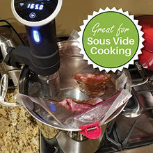 Load image into Gallery viewer, SALE! Two 8"X50' Rolls of FoodVacBags 4 mil Commercial Grade Vacuum Sealer Bags - Make Your Own Size Bag! - for Foodsaver, Seal-A-Meal, plus other machines
