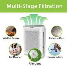 Load image into Gallery viewer, InvisiClean Aura II Air Purifier - 4-in-1 H13 True HEPA, Ionizer, Carbon + UV Light - Air Purifier for Allergies &amp; Pets, Viruses, Bacteria, Home, Large Rooms, Dust, Mold, Allergens, Odor Elimination
