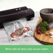 Load image into Gallery viewer, Nutri-Lock Vacuum Sealer Bags. 100 Gallon Bags 11x16 Inch. Commercial Grade Food Saver Bags. BPA Free. Perfect for Sous Vide. Works with FoodSaver.
