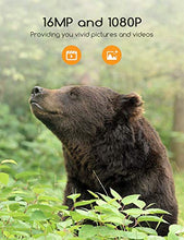 Load image into Gallery viewer, 【2 Pack 】 Campark Mini Trail Camera 16MP 1080P HD Game Camera Waterproof Wildlife Scouting Hunting Cam with 120° Wide Angle Lens and Night Vision 2.0” LCD IR LEDs
