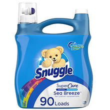 Load image into Gallery viewer, Snuggle SuperCare Liquid Fabric Softener, Sea Breeze, 95 Ounce, 90 Loads
