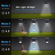 Load image into Gallery viewer, Solar Lights Outdoor [6 Pack/3 Working Mode], SEZAC Solar Security Lights Solar Motion Sensor Lights Wireless IP 65 Waterproof Outdoor Lights for Garden Fence Patio Garage (42 LED)
