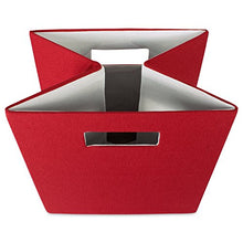 Load image into Gallery viewer, DII Hard Sided Collapsible Fabric Storage Container for Nursery, Offices, &amp; Home Organization, (13x13x13") - Solid Rust
