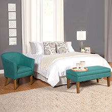 Load image into Gallery viewer, HomePop Chunky Textured Accent Chair, Teal
