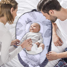 Load image into Gallery viewer, Portable Crib Baby Portable Lounger Infant Bassinet Reversible Co Sleeping Cribs for Bedroom/Travel (Gray)…
