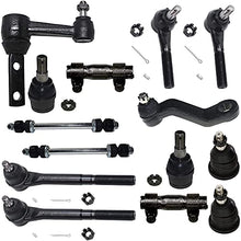 Load image into Gallery viewer, Detroit Axle - 2WD Front Sway Bar Link Ball Joint Tie Rod w/Adjusting Sleeve Suspension Kit Replacement for 1994-1999 Ram 2500 3500
