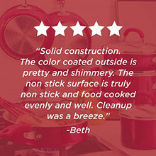 Load image into Gallery viewer, Rachael Ray Create Delicious Nonstick Multi-Pot/Steamer Set, 3 Piece, Red Shimmer

