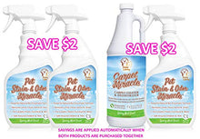 Load image into Gallery viewer, Pet Stain &amp; Odor Miracle - The Best Enzyme Cleaner for Dog Urine Cat Pee Feces Vomit, Enzymatic Solution Cleans Carpet Rug Car Upholstery Couch Mattress Furniture, Natural Eliminator (S/M 32FL OZ)
