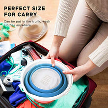 Load image into Gallery viewer, Portable Washing Machine, Mini Ultrasonic Turbine Washer with Bucket &amp; USB Plug, Foldable Washer Machine for Apartments Dorm Business Trip RV Camping, 10W
