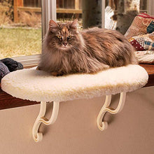 Load image into Gallery viewer, K&amp;H Pet Products Kitty Sill Cat Window Hammock Perch Unheated Soft Fleece 14 X 24 Inches
