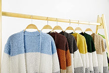 Load image into Gallery viewer, Girls Open Front Knit Sweaters Cardigans Long Sleeve Loose Fit Pocket Outerwear
