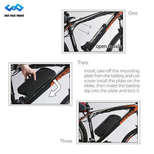 Load image into Gallery viewer, 48V 17.5AH Ebike Battery with USB Charge Socket,Lithium ion Electric Bike Battery for 1000W/750W/500W Bike Motor,Waterproof Shell
