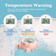 Load image into Gallery viewer, Baby Bath Bathtub Thermometer for Infant - Safety Bath Tub Water Temperature Digital Thermometer - Floating Bathing Toy Gift for Kids Newborn Mother with Flashing Temperature Warning
