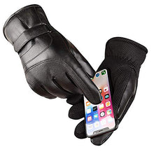 Load image into Gallery viewer, Touch Screen Winter Gloves Waterproof &amp; Windproof for Motorcycle,Cycling,Riding,Running,Snow Sports, -10°F Cold Proof Cold Weather Gloves Warm Thermal Gloves for Men and Women Black (Medium)
