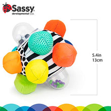 Load image into Gallery viewer, Sassy Developmental Bumpy Ball | Easy to Grasp Bumps Help Develop Motor Skills | for Ages 6 Months and Up | Colors May Vary
