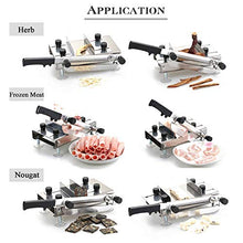 Load image into Gallery viewer, BAOSHISHAN Manual Frozen Meat Slicer Stainless Steel Herb Cutter for Thin Slicing Nougat Bacon Beef Spam Hot Pot Shabu Home Use GZM-3120
