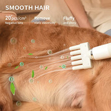 Load image into Gallery viewer, uahpet Pet Dryer for Dog, Portable Handheld Pet Grooming Hair Dryer Less Noise Dog Blow Dryer with NTC Smart Temperature Control High Velocity Pet Force Dryer for Household Travel Camping
