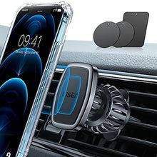 Load image into Gallery viewer, LISEN Car Phone Holder Mount, [Easily Install] Magnetic Phone Car Mount [6 Strong Magnets] Cell Phone Holder for Car [Case Friendly] iPhone Car Holder Compatible with All Smartphones &amp; Tablets
