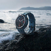 Load image into Gallery viewer, Amazfit T-Rex Pro Smartwatch Fitness Watch with Built-in GPS, Military Standard Certified, 18 Day Battery Life, SpO2, Heart Rate Monitor, 100+ Sports Modes, 10 ATM Waterproof, Steel Blue
