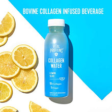 Load image into Gallery viewer, Vital Proteins Collagen Water™, 10g of Collagen per Bottle, Made with Real Fruit Juice, Dairy &amp; Gluten Free - Original Lemon, 12 Pack
