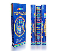 Load image into Gallery viewer, 300 Pack Glow Sticks with 100 22” Necklaces + 200 8” Bracelets Connector Included; Glow in The Dark Halloween Party Bulk Supplies, Neon Light Up Accessories for 4th of July &amp; Independent Day
