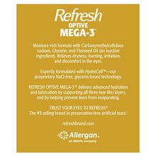 Load image into Gallery viewer, Refresh Optive Mega-3 Lubricant Eye Drops, Preservative-Free, 0.01 Fl Oz Single-Use Containers, 60 Count
