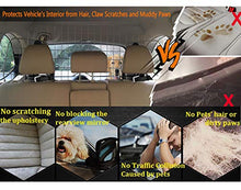Load image into Gallery viewer, Adakiit Dog Barrier for SUV Car &amp; Vehicles, Adjustable Pet Barrier Car Gate Universal Fit Wire Mesh Dog Car Guard - Car Divider for Dogs Pets SUVs
