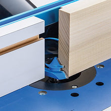 Load image into Gallery viewer, Rockler Router Bit Set Up Jigs for 45 Degree Lock Miter Bits – Jig Works for 3/4” Stock on One Side &amp; 5/8” on Other – High-Quality HDPE Miter Router Bit - Lock Miter Router Bit Measure 2" x 3-7/8" x 3/4"

