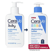 Load image into Gallery viewer, CeraVe Baby Lotion | Gentle Baby Skin Care with Hyaluronic Acid and Ceramides | Paraben and Fragrance Free | 8 Ounce | Packaging May Vary
