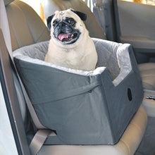 Load image into Gallery viewer, K&amp;H Pet Products Bucket Booster Dog Car Seat Large Gray 14.5" x 24"
