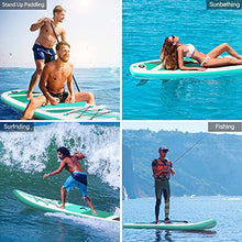 Load image into Gallery viewer, Gruper Inflatable Stand Up Paddle Boards with 3 Layers Anti Air Leakage Design, 330 lb Load-Bearing Weight, Anti Non-Slip Deck, Premium SUP Accessories, for Having Fun in Rivers, Lakes
