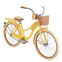 Load image into Gallery viewer, Huffy Nel Lusso Women's Classic Cruiser Bike Frame Yellow, 26"
