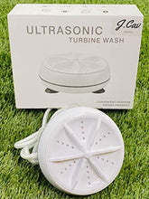 Load image into Gallery viewer, Mini Washing Machine - Portable Ultrasonic Waves, Bi Directional Rotating Compact Turbine, Bubbler- Sterilizes and Removes Dirt, Turbo Washer for Travel, Business, Apartment, Personal Laundry, 
