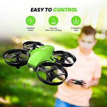 Load image into Gallery viewer, Potensic Upgraded A20 Mini Drone Easy to Fly Even to Kids and Beginners, RC Helicopter Quadcopter with Auto Hovering, Headless Mode, 3 Batteries and Remote Control, Gift Choice for Boys and Girls
